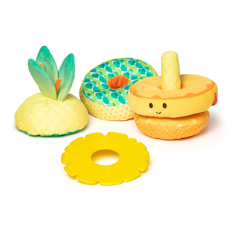 Melissa & Doug Multi-Sensory Pineapple Soft Stacker Infant Toy