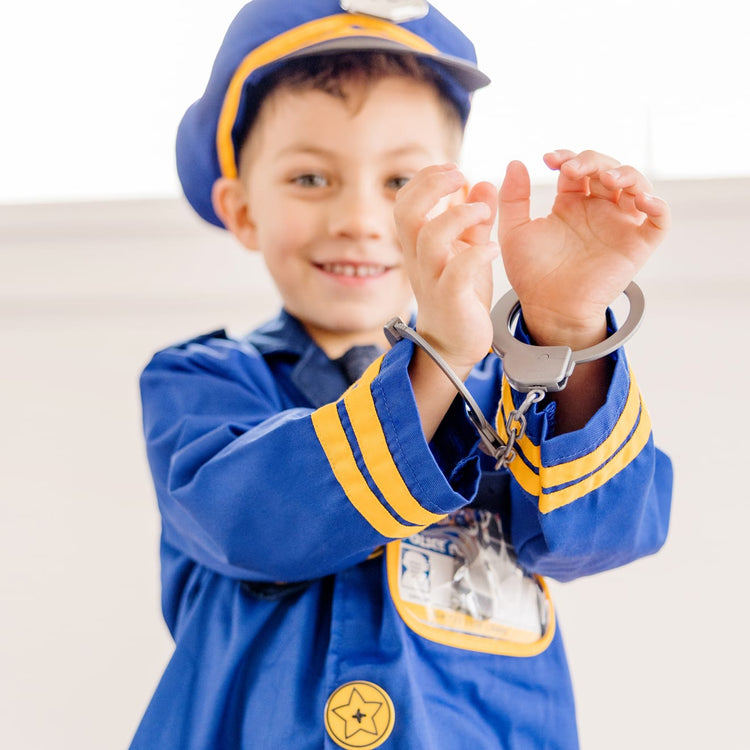 Melissa & Doug Police Officer Role Play Costume Dress-Up Set (8 pcs)