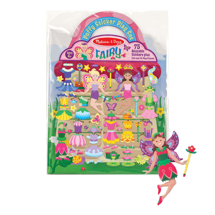 Melissa & Doug Puffy Sticker Activity Book: Fairy - 75 Reusable Stickers