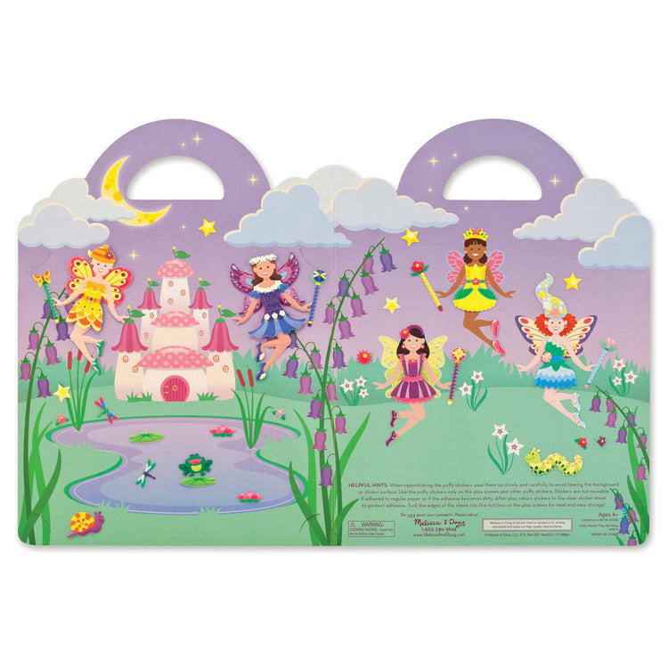 Melissa & Doug Puffy Sticker Activity Book: Fairy - 75 Reusable Stickers