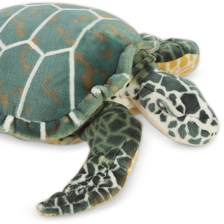 the Melissa & Doug Giant Sea Turtle - Lifelike Stuffed Animal (nearly 3 feet long)