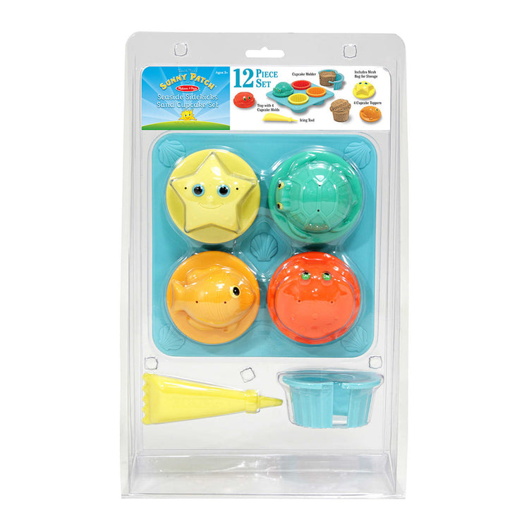 the Melissa & Doug Sunny Patch Seaside Sidekicks Sand Cupcake Play Set