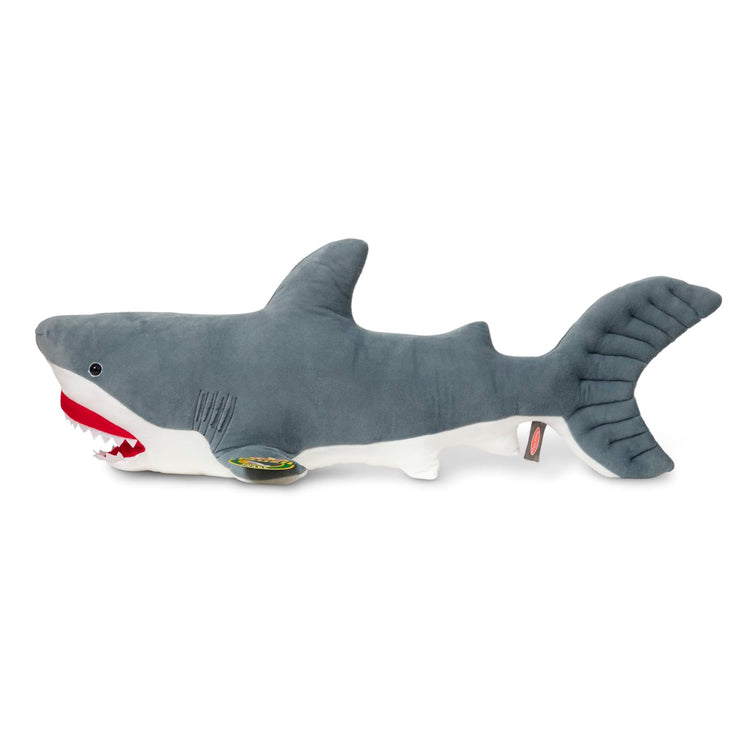 the Melissa & Doug Giant Shark - Lifelike Stuffed Animal (over 3 feet long)