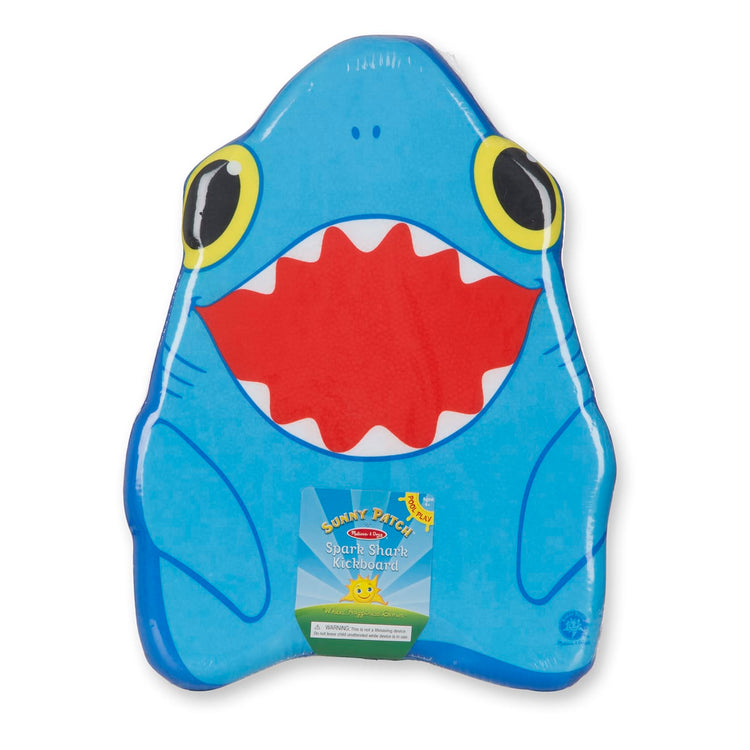 Melissa & Doug Sunny Patch Spark Shark Kickboard - Learn-to-Swim Pool Toy for Boys and Girls