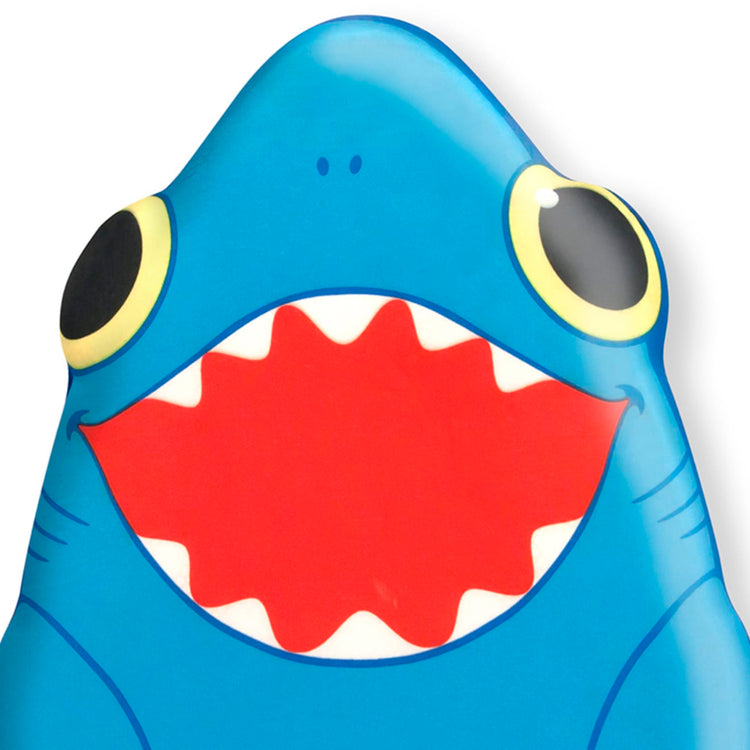 Melissa & Doug Sunny Patch Spark Shark Kickboard - Learn-to-Swim Pool Toy for Boys and Girls