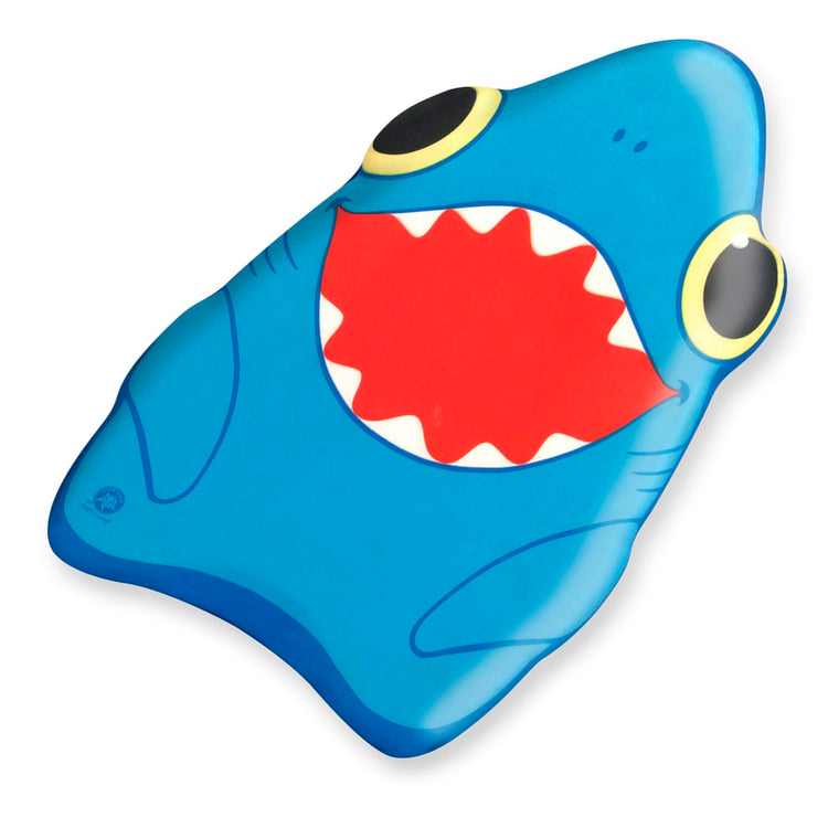 Melissa & Doug Sunny Patch Spark Shark Kickboard - Learn-to-Swim Pool Toy for Boys and Girls