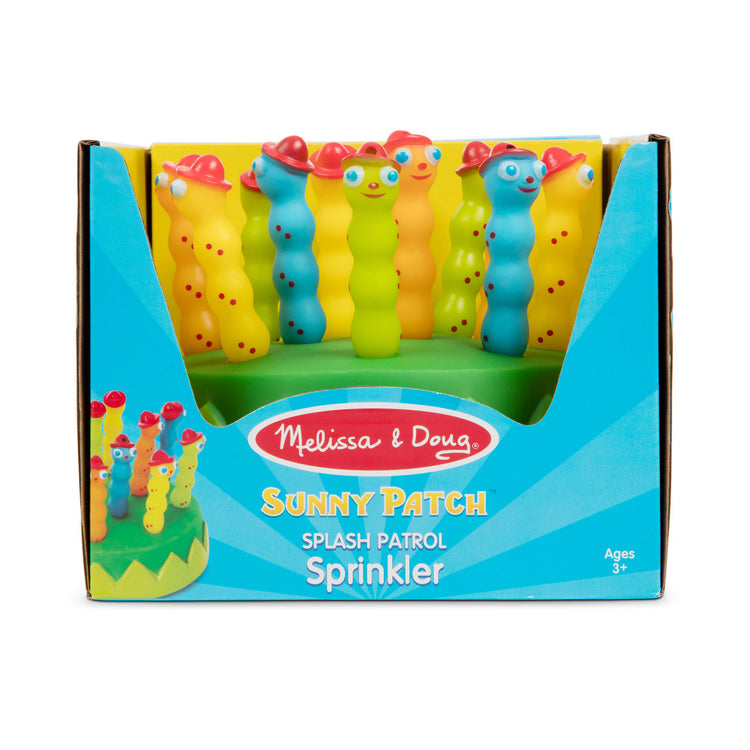 Melissa & Doug Sunny Patch Splash Patrol Outdoor Sprinkler Toy with Hose Attchment