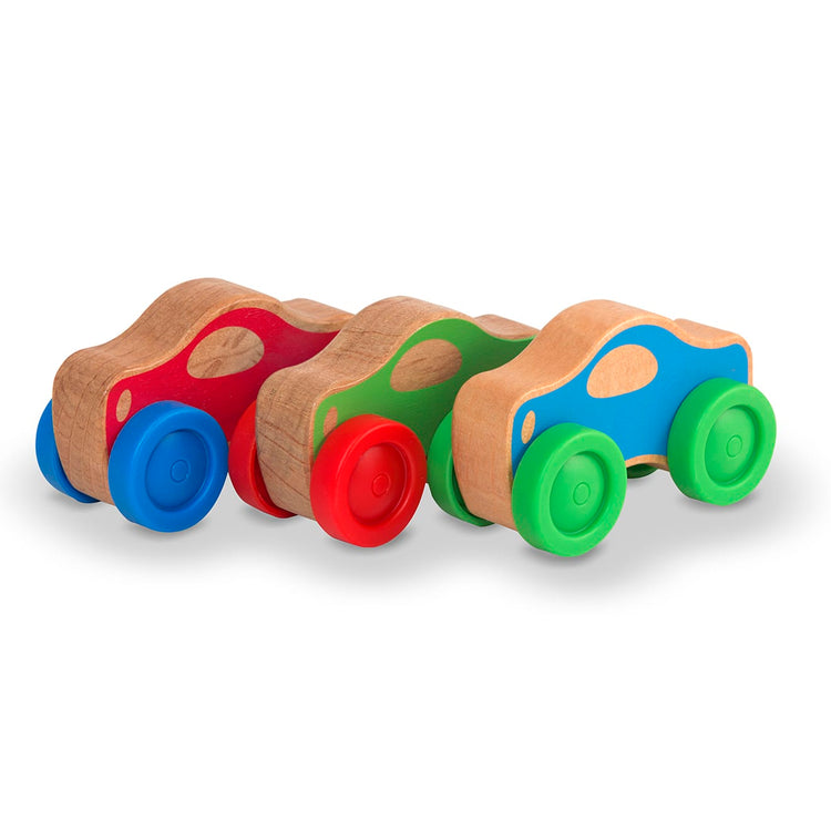 Melissa & Doug Stacking Cars Wooden Baby Toy