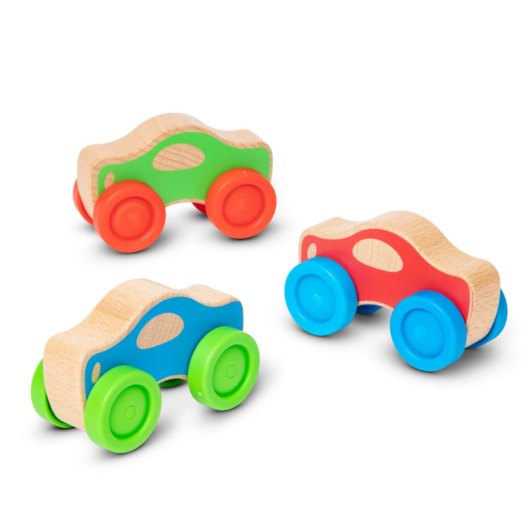 Melissa & Doug Stacking Cars Wooden Baby Toy