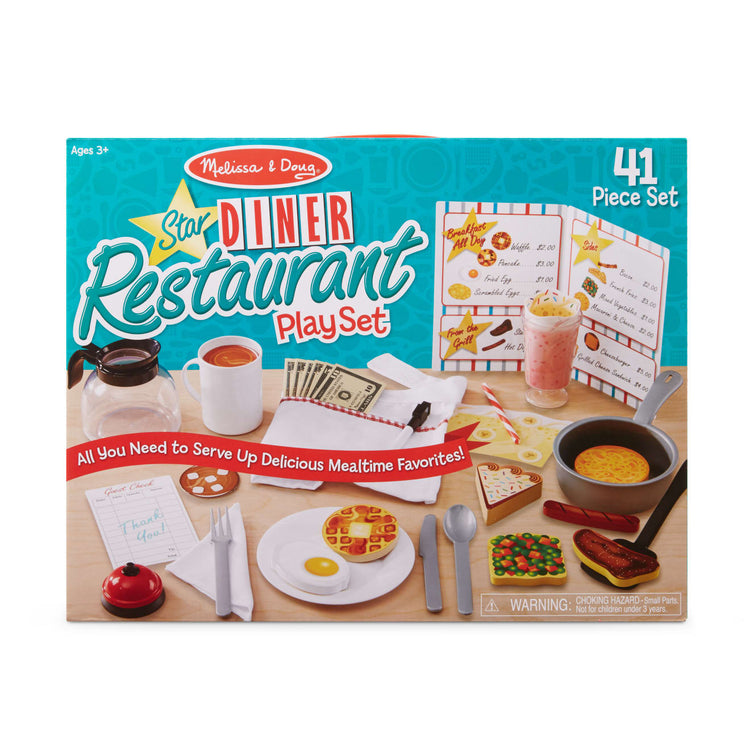 Melissa & Doug Star Diner Restaurant Play Set (41 pcs)