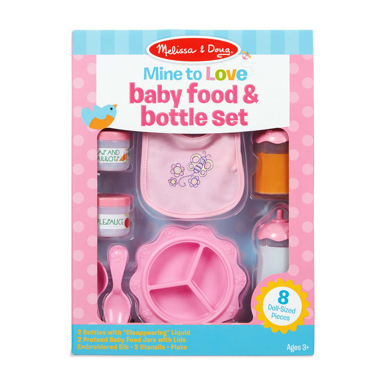 the Melissa & Doug Mine to Love Baby Food & Bottle Play Set