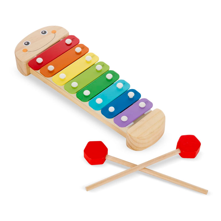 Melissa & Doug Caterpillar Xylophone Musical Toy With Wooden Mallets